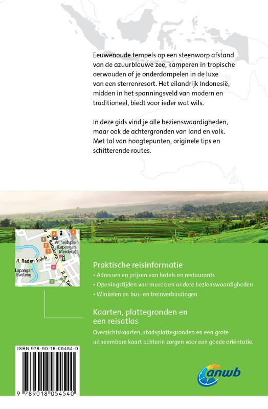 Achterkant van Indonesië