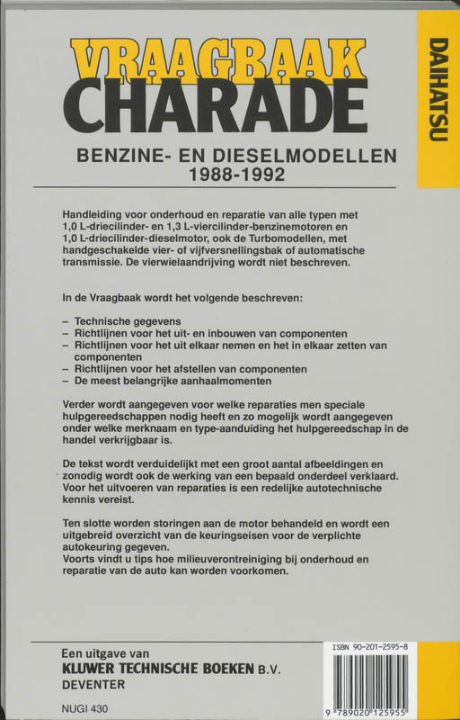 Achterkant van 1988-1992