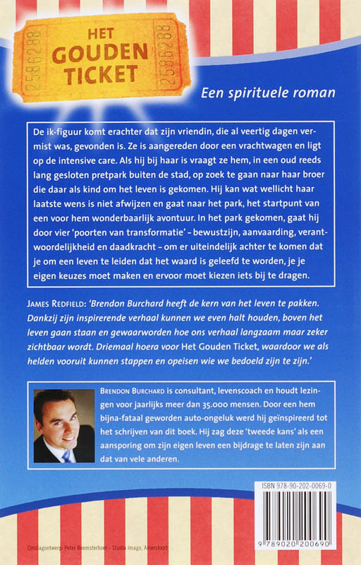 Achterkant van Het gouden ticket