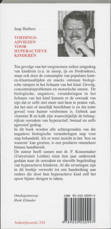 Achterkant van Voedingsadviezen voor hyperactieve kinderen