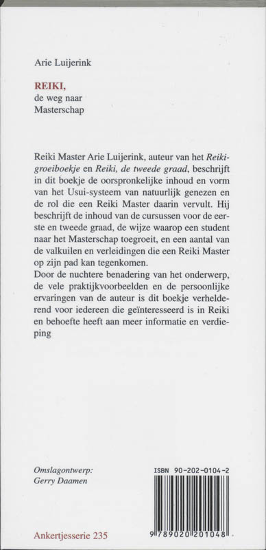Achterkant van Reiki, de weg naar masterschap