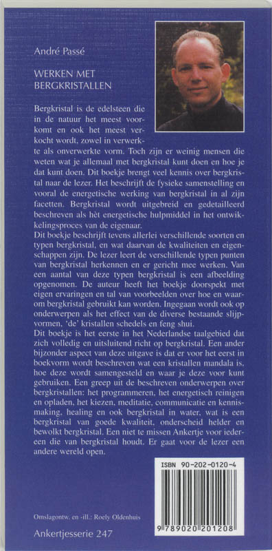Achterkant van Werken met bergkristallen