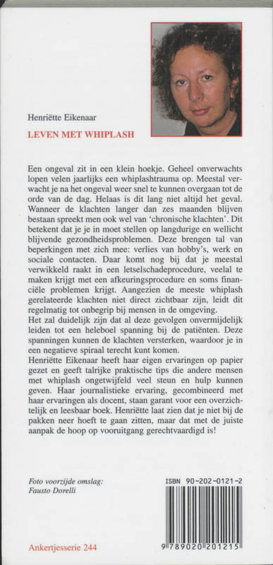 Achterkant van Leven met whiplash