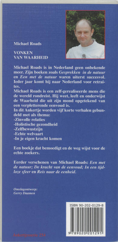 Achterkant van Vonken van waarheid