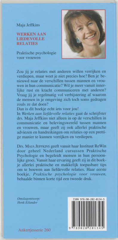 Achterkant van Werken aan liefdevolle relaties