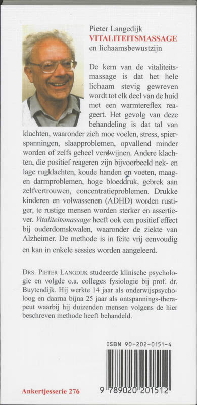 Achterkant van Vitaliteitsmassage