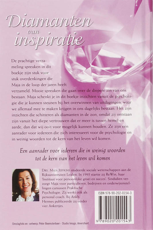 Achterkant van Diamanten van inspiratie
