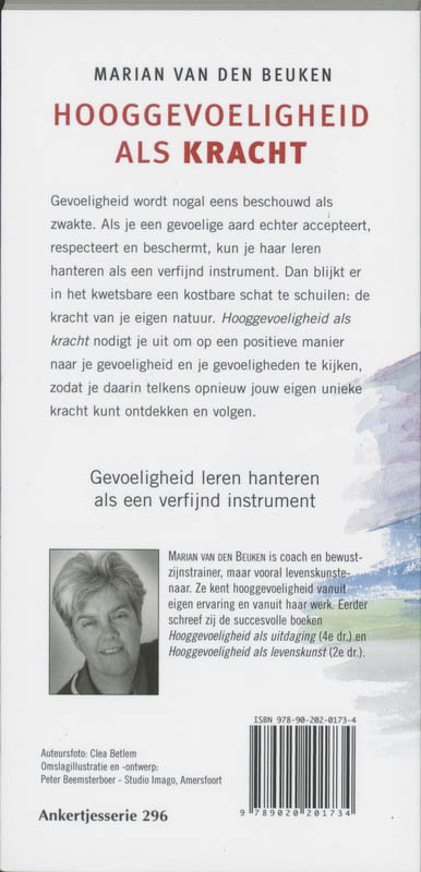 Achterkant van Hooggevoeligheid als kracht