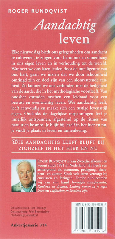 Achterkant van Aandachtig leven