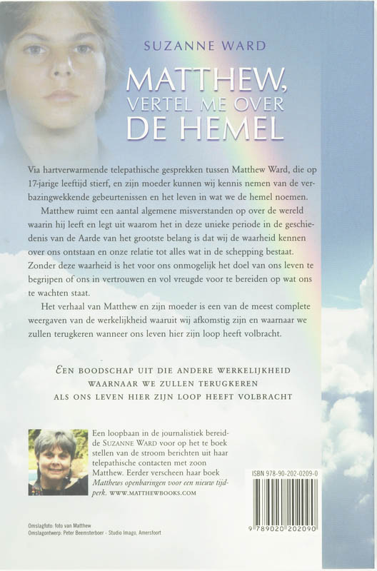 Achterkant van Matthew, vertel me over de hemel