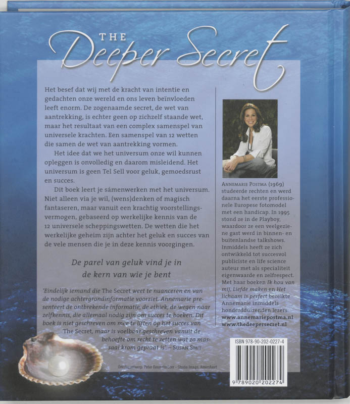 Achterkant van The Deeper Secret