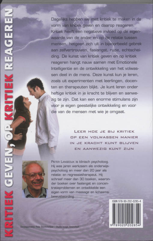 Achterkant van Kritiek geven, op kritiek reageren