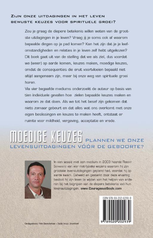 Achterkant van Moedige keuzes