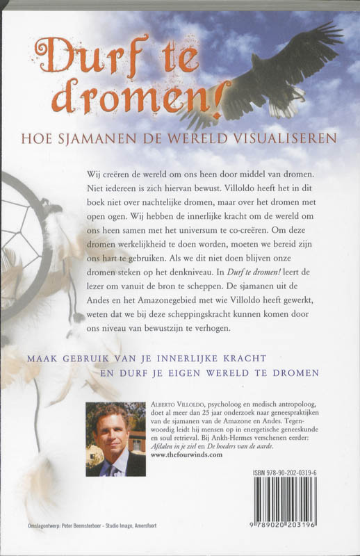 Achterkant van Durf te dromen!
