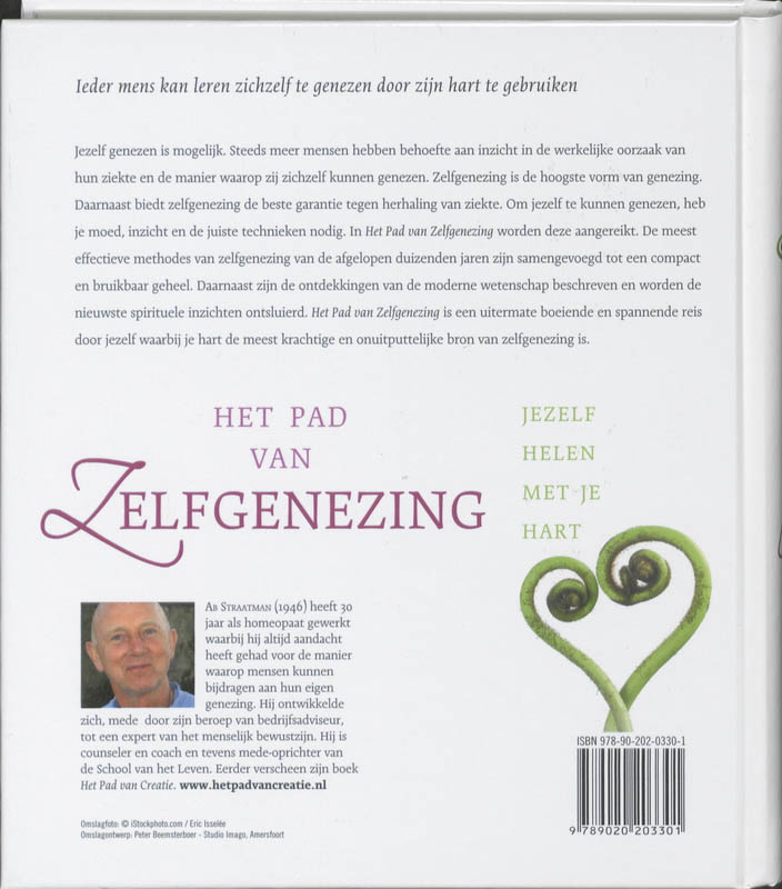 Achterkant van Het pad van zelfgenezing