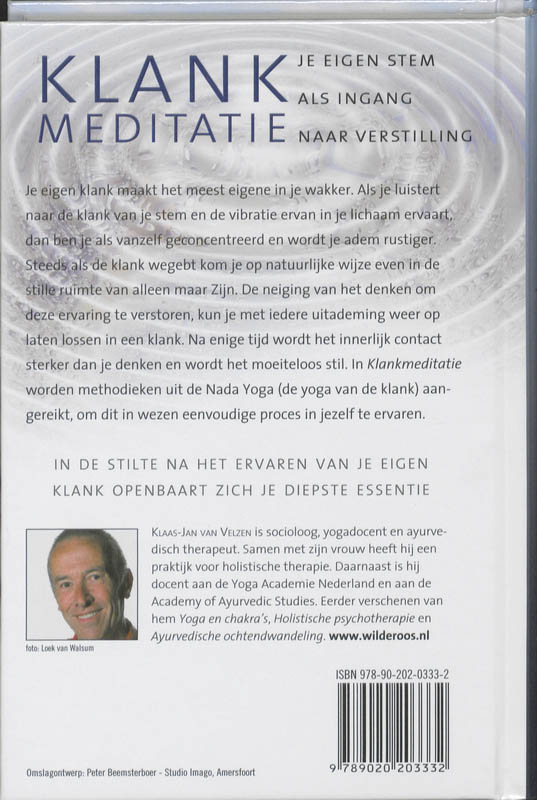 Achterkant van Klankmeditatie