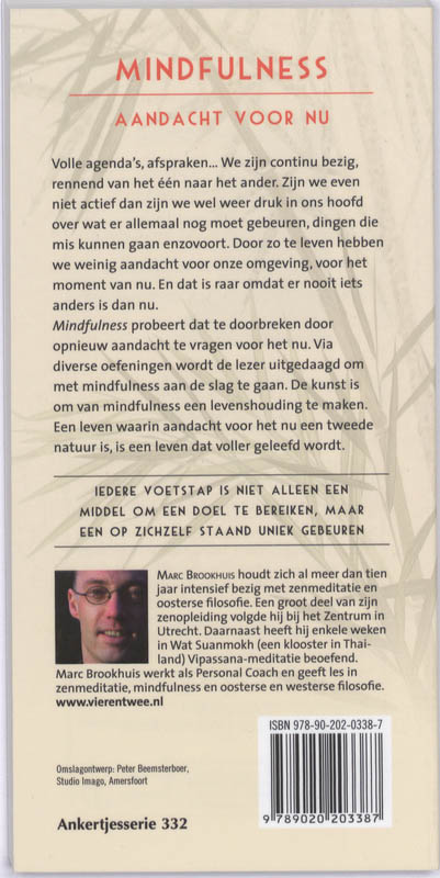 Achterkant van Mindfulness