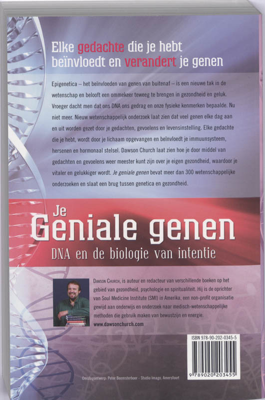 Achterkant van Je geniale genen