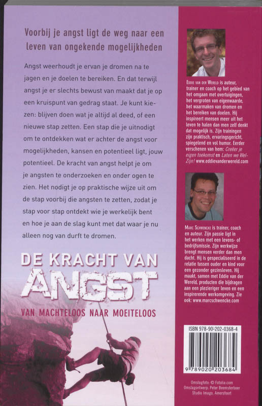 Achterkant van De kracht van angst