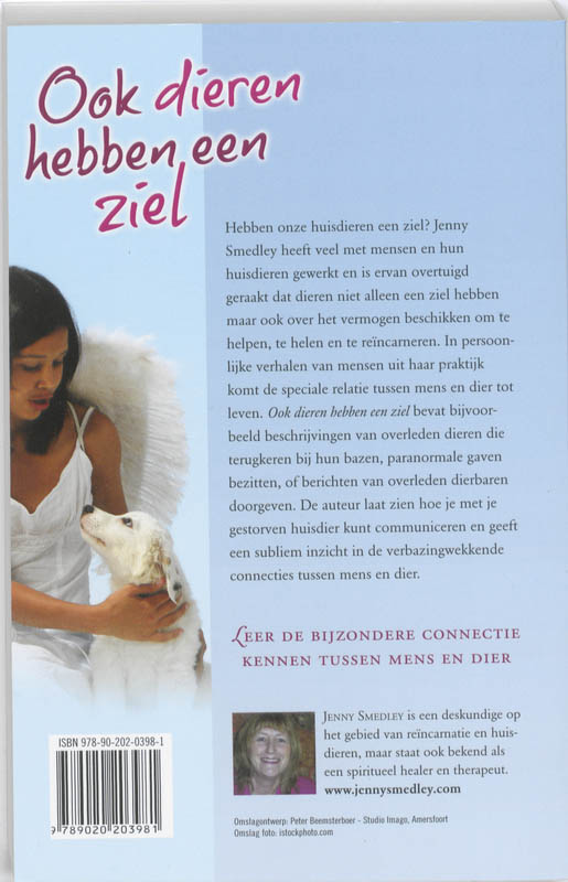 Achterkant van Ook dieren hebben een ziel