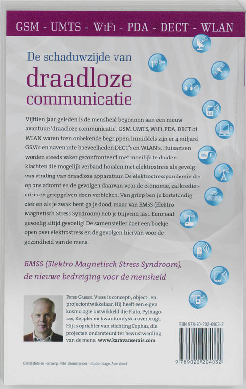 Achterkant van De schaduwzijde van draadloze communicatie