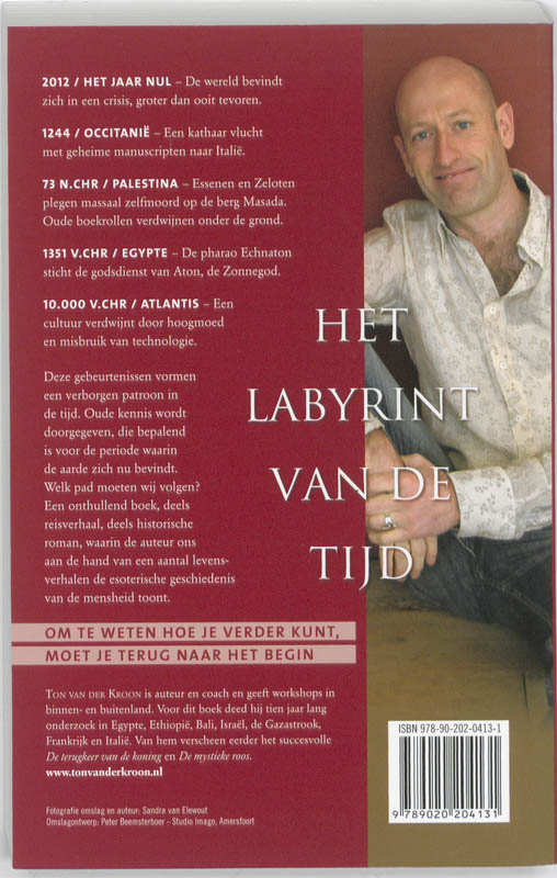 Achterkant van Het labyrint van de tijd