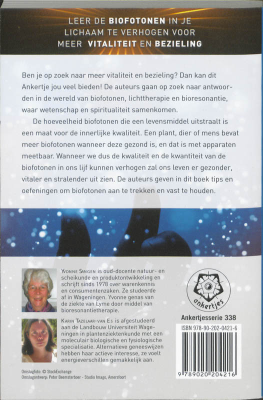 Achterkant van Biofotonen