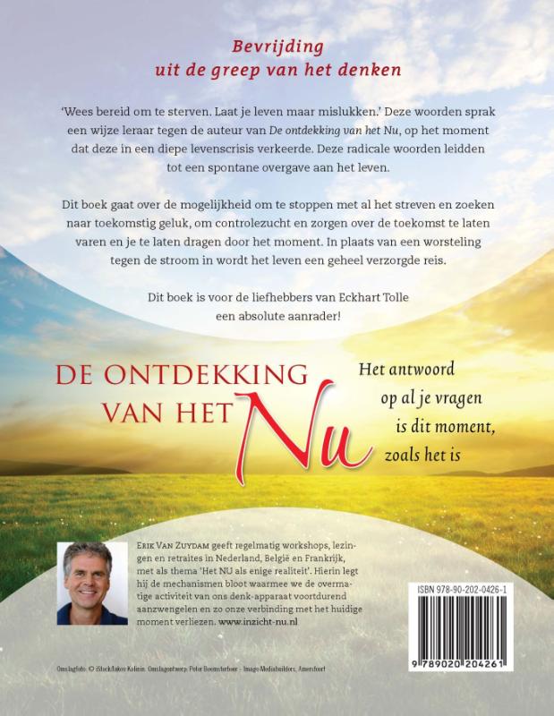 Achterkant van De ontdekking van het NU