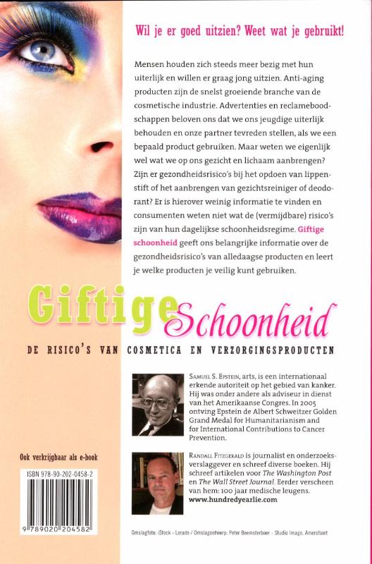 Achterkant van Giftige schoonheid