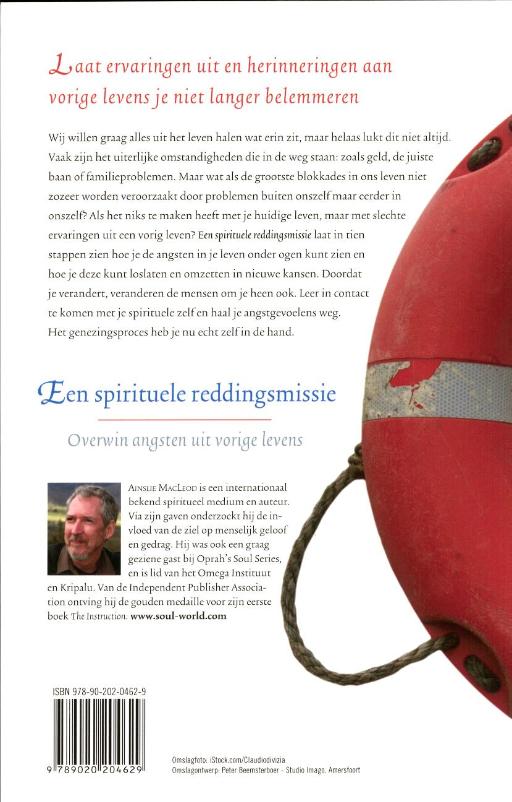 Achterkant van Een spirituele reddingsmissie