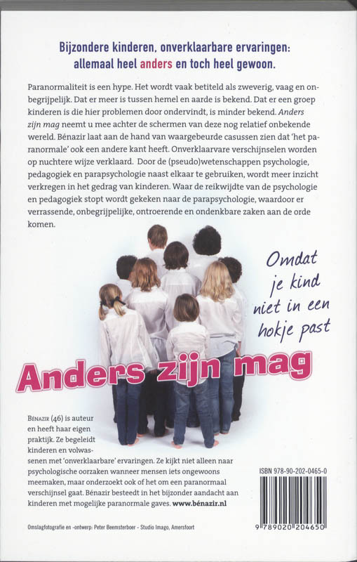 Achterkant van Anders zijn mag