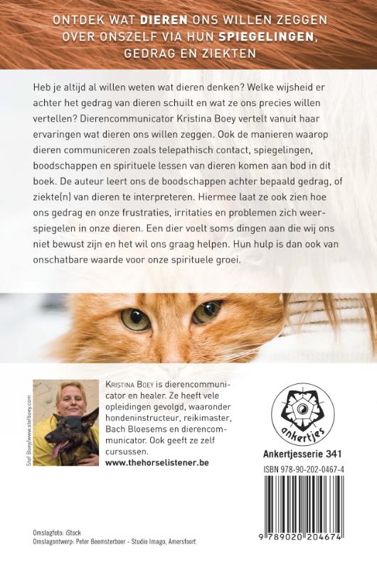 Achterkant van Boodschappen uit het dierenrijk