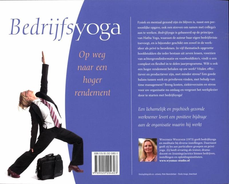 Achterkant van Bedrijfsyoga