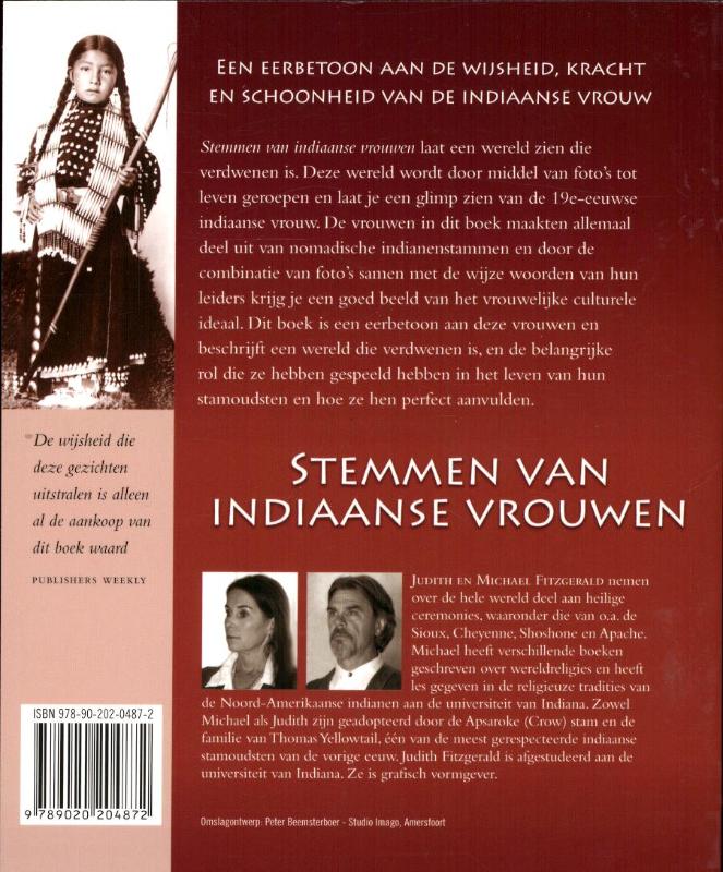 Achterkant van Stemmen van Indiaanse vrouwen