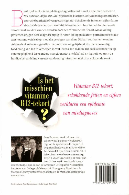 Achterkant van Is het misschien vitamine B12 tekort?