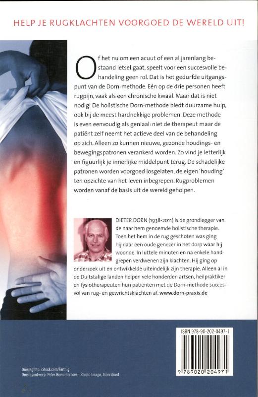 Achterkant van Een gezonde rug
