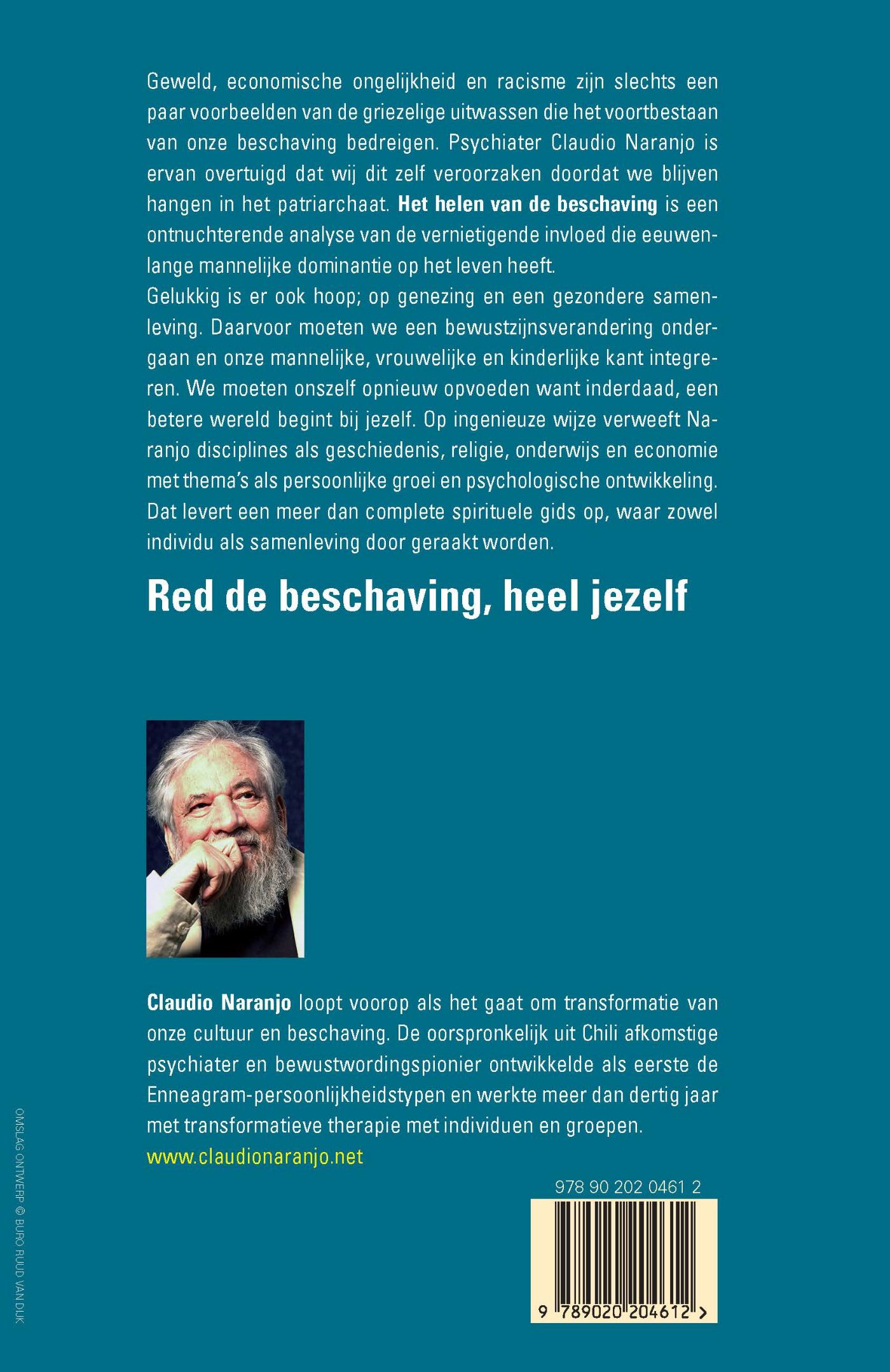 Achterkant van Het helen van de beschaving