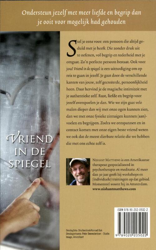Achterkant van Vriend in de spiegel