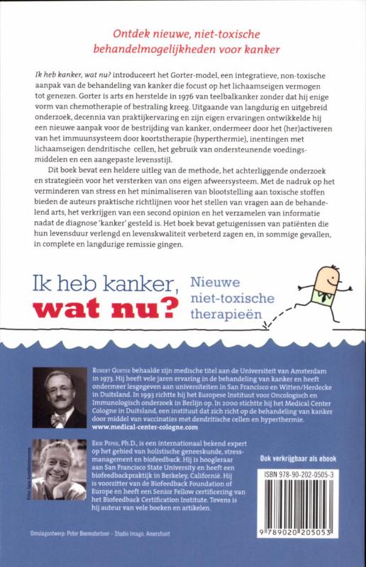 Achterkant van Ik heb kanker, wat nu?