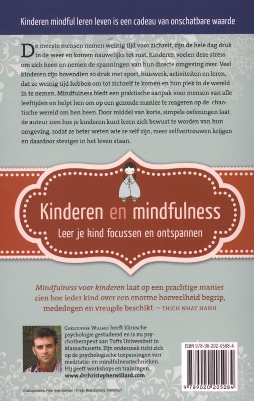 Achterkant van Kinderen en mindfulness