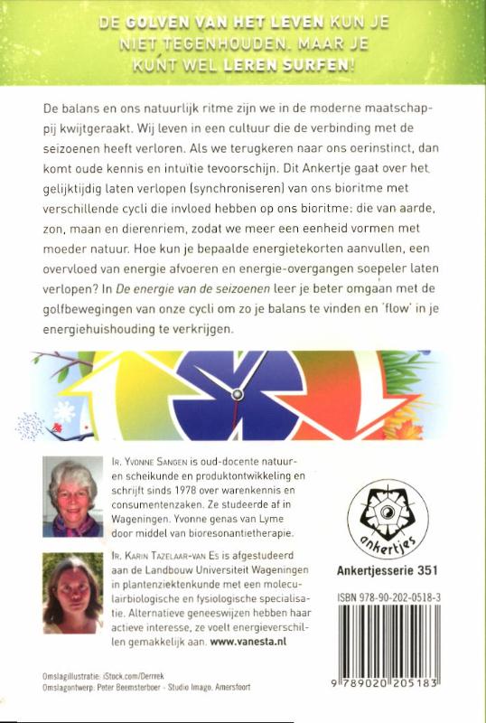 Achterkant van De energie van de seizoenen