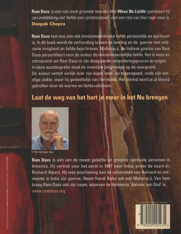 Achterkant van Wees nu liefde