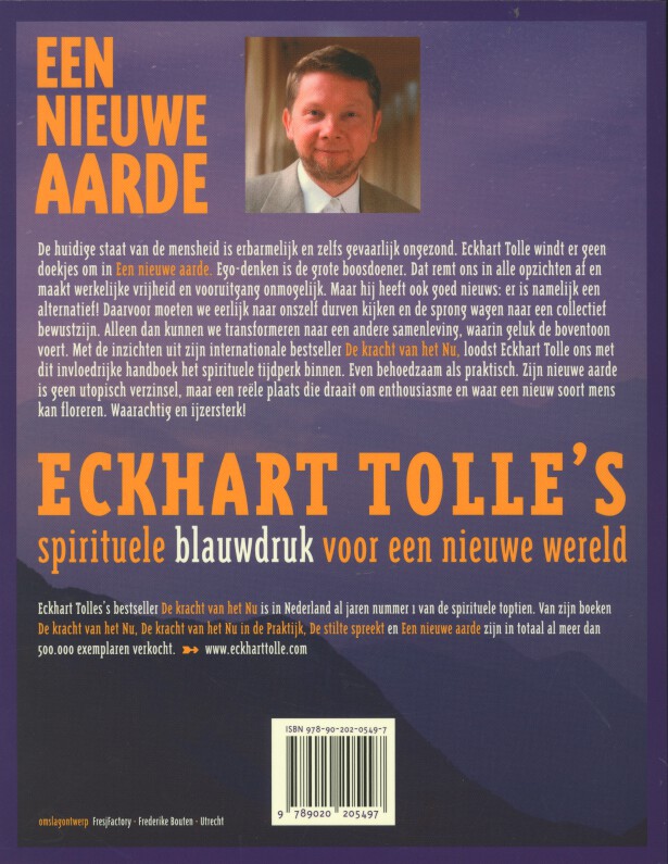 Achterkant van Een nieuwe aarde