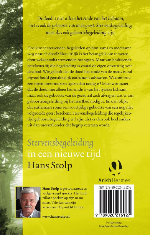 Achterkant van Stervensbegeleiding in een nieuwe tijd