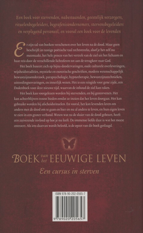 Achterkant van Boek van het eeuwige leven