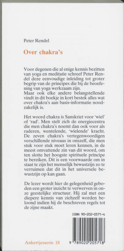 Achterkant van Over chakra's