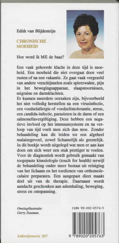 Achterkant van Chronische moeheid