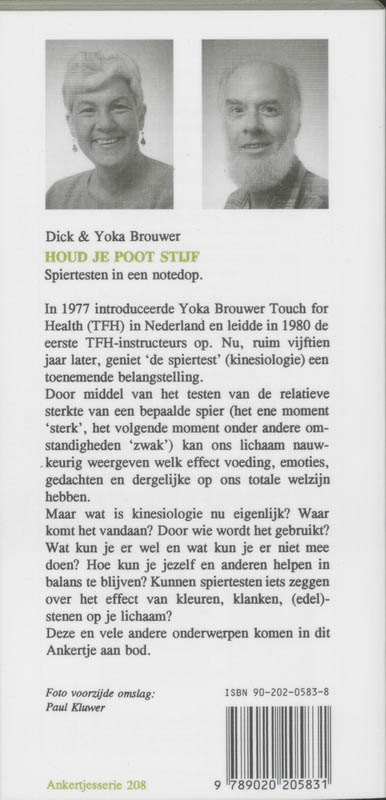 Achterkant van Houd je poot stijf