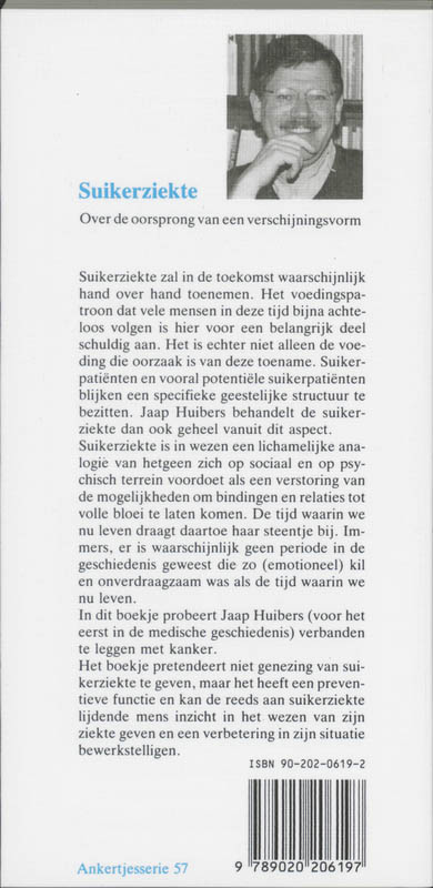 Achterkant van Suikerziekte