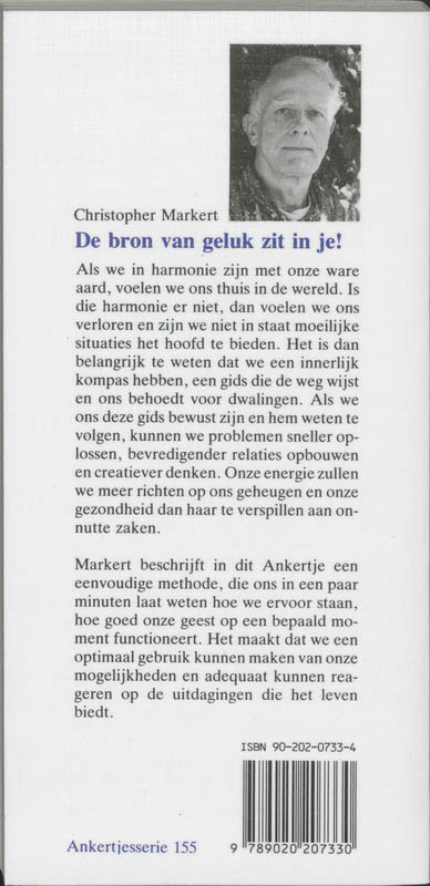 Achterkant van De bron van geluk zit in je!